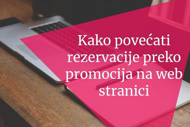 izgled hotelske web stranice