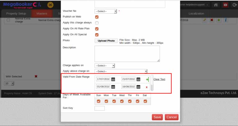 Booking engine nudi dodatne periode za bukiranje usluga