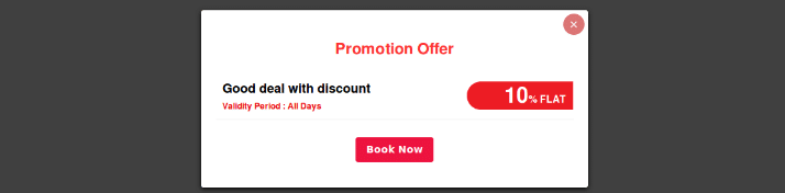 Promotivna ponuda pop up rezervacijskog sustava Megabooker