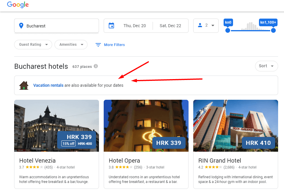 google metasearch za apartmane