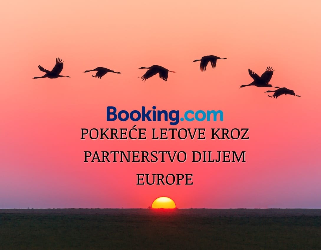 Booking.com pokreće letove kroz partnerstvo diljem Europe