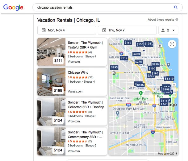 Google podiže najam smještaja za odmor sa hotelskim tretiranjem na pretraživanju 